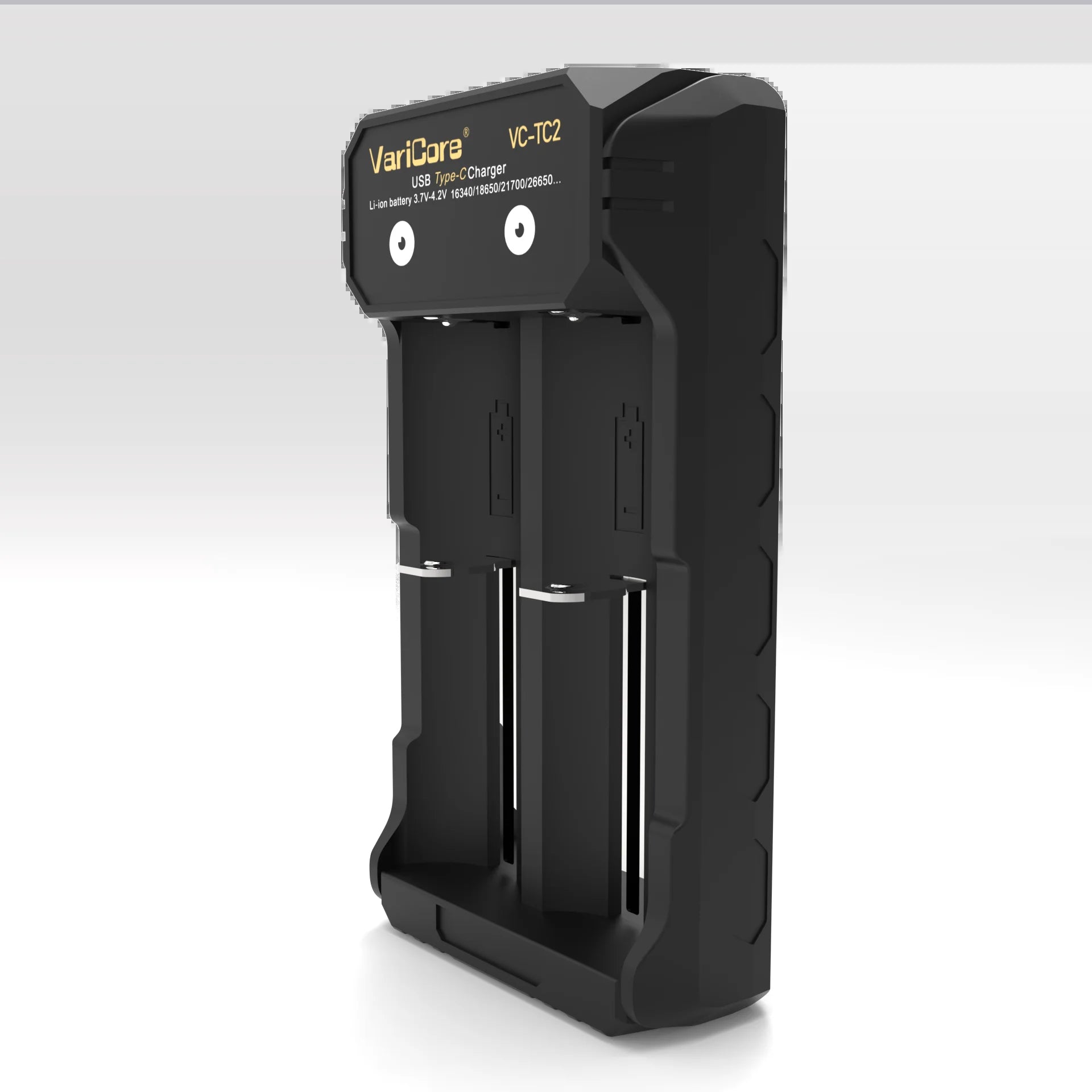 VCQ4 TC2 Intelligent Battery Charger Portable for 3.7V Lithium 18650 26650 21700 18500 18350 1.2V NI-MH Ni-Cd AA AAA